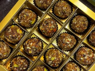 Dry Fruit Ladoo, a Balanced B Bites bestseller