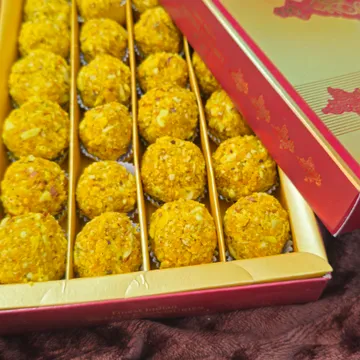 Haldi Laddoo from Balanced B Bites