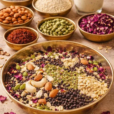 Balanced B Bites Instagram post: Wholesome Spiced Blends