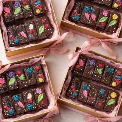 Balanced B Bites Instagram post: Handmade Truffle Bars